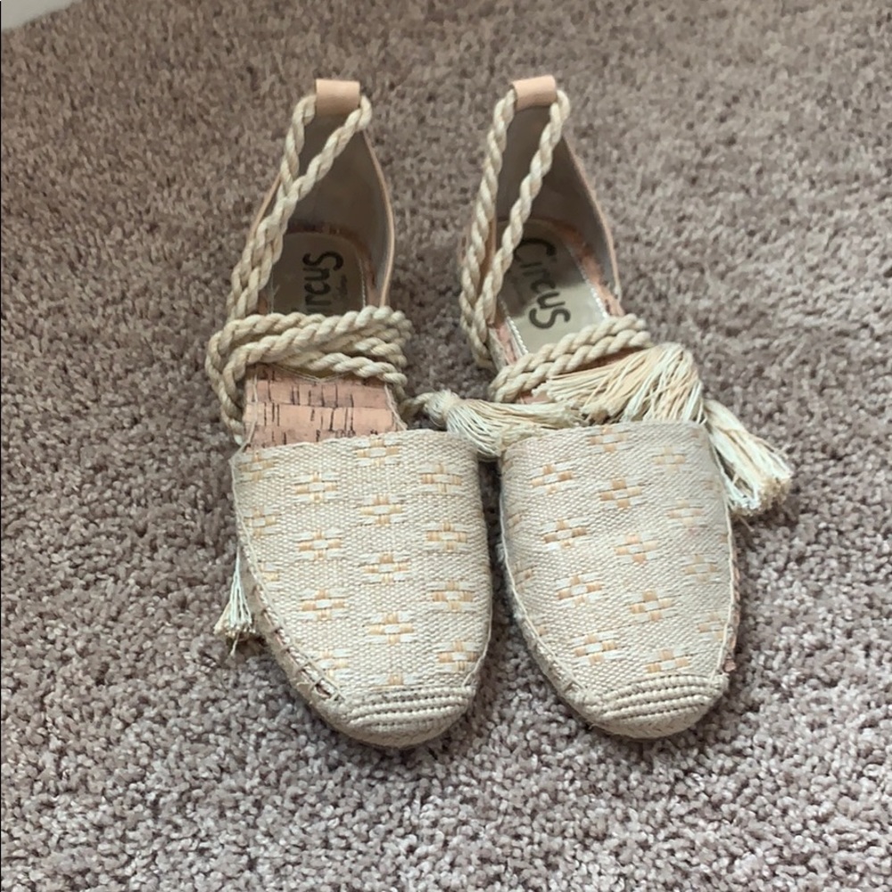 Sam Edelman Perfect espadrilles with lace up ropes